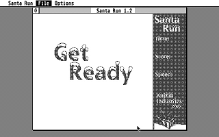 Santa Run atari screenshot